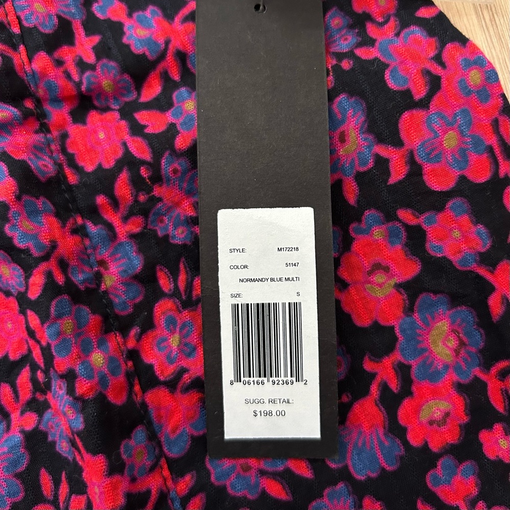 NWT Marc by Marc Jacobs flower pattern sleeveless shirt - Picture 6 of 6